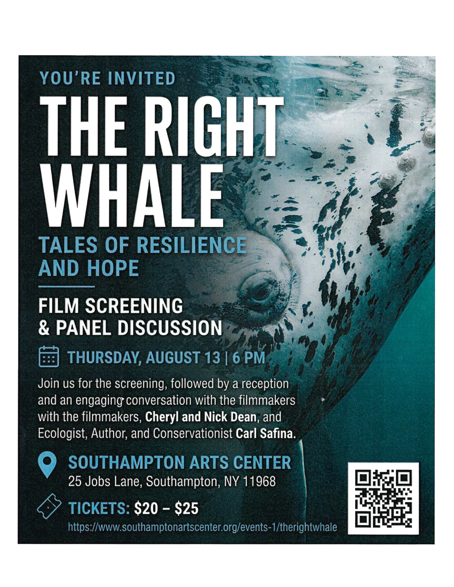 The Right Whale Screening & Panel